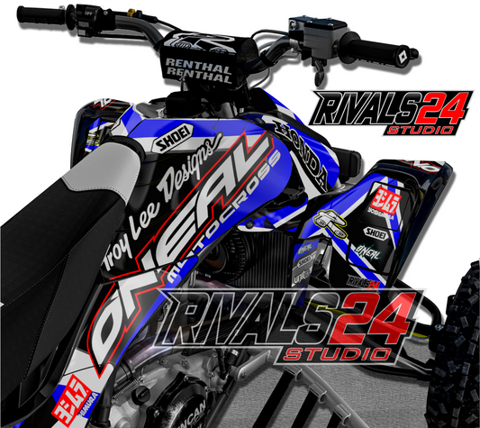Honda TRX 450R 450ER graphics kit 2004 2005 2006 to 2014 decals