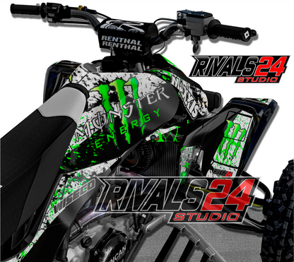 Honda TRX 450R 450ER graphics kit 2004 2005 2006 to 2014 decals