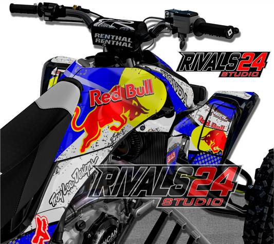 Honda TRX 450R 450ER graphics kit 2004 2005 2006 to 2014 decals