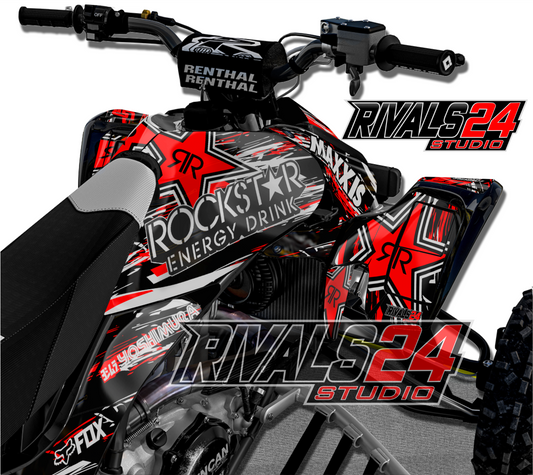 Honda TRX 450R 450ER graphics kit 2004 2005 2006 to 2014 decals