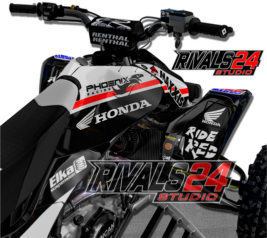 Honda TRX 450R 450ER graphics kit 2004 2005 2006 to 2014 decals