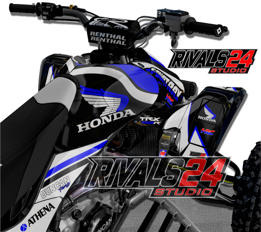 Honda TRX 450R 450ER graphics kit 2004 2005 2006 to 2014 decals