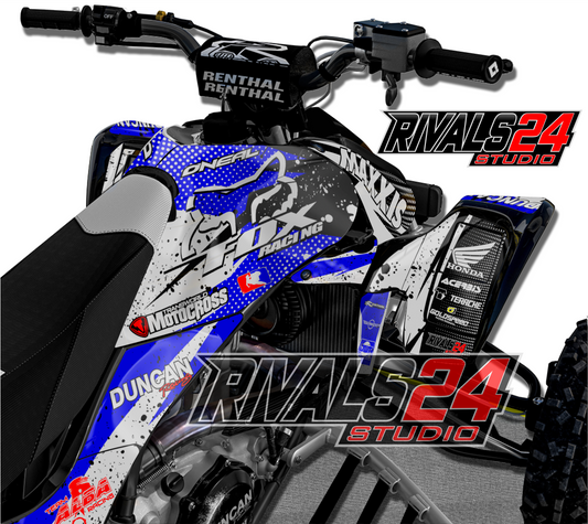 Honda TRX 450R 450ER graphics kit 2004 2005 2006 to 2014 decals
