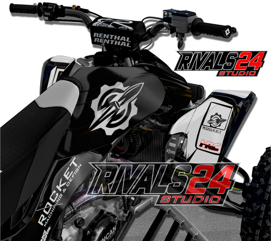 Honda TRX 450R 450ER graphics kit 2004 2005 2006 to 2014 decals