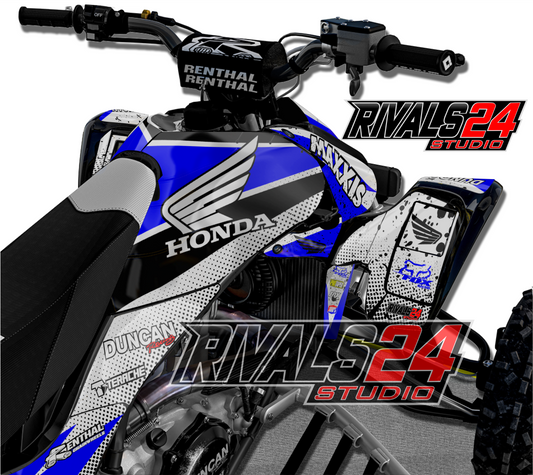 Honda TRX 450R 450ER graphics kit 2004 2005 2006 to 2014 decals