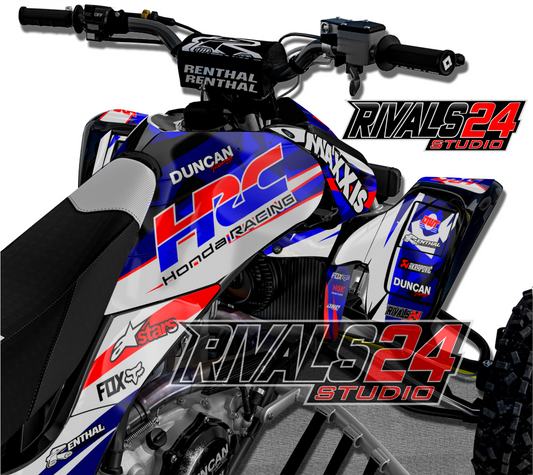 Honda TRX 450R 450ER graphics kit 2004 2005 2006 to 2014 decals