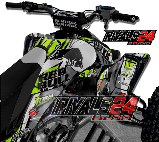 Honda TRX 450R 450ER graphics kit 2004 2005 2006 to 2014 decals