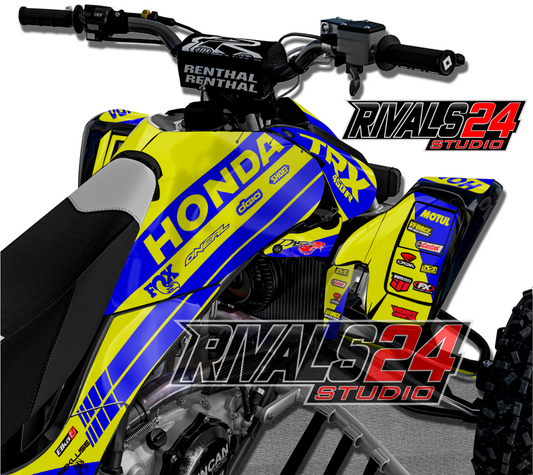 Honda TRX 450R 450ER graphics kit 2004 2005 2006 to 2014 decals
