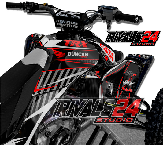 Honda TRX 450R 450ER graphics kit 2004 2005 2006 to 2014 decals