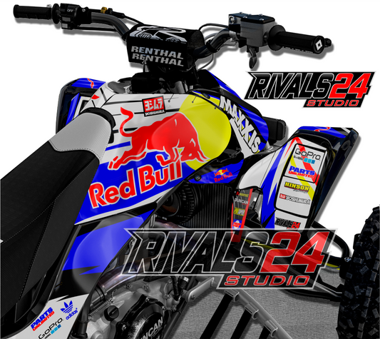 Honda TRX 450R 450ER graphics kit 2004 2005 2006 to 2014 decals