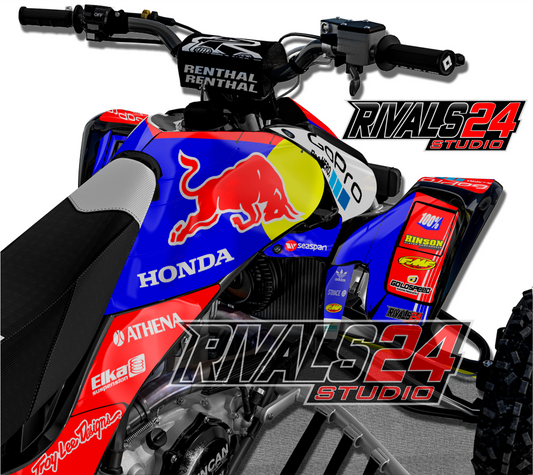 Honda TRX 450R 450ER graphics kit 2004 2005 2006 to 2014 decals