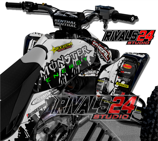 Honda TRX 450R 450ER graphics kit 2004 2005 2006 to 2014 decals