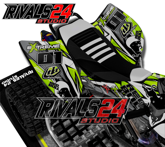 Honda TRX 450R 450ER graphics kit 2004 2005 2006 to 2014 decals