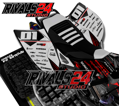 Honda TRX 450R 450ER graphics kit 2004 2005 2006 to 2014 decals