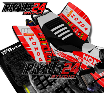 Honda TRX 450R 450ER graphics kit 2004 2005 2006 to 2014 decals