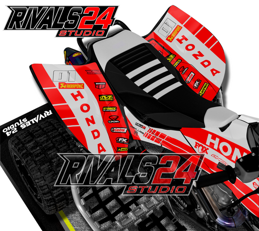 Honda TRX 450R 450ER graphics kit 2004 2005 2006 to 2014 decals