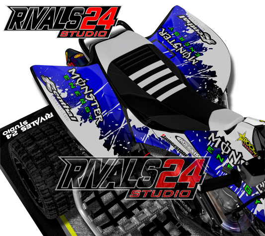 Honda TRX 450R 450ER graphics kit 2004 2005 2006 to 2014 decals