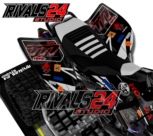 Honda TRX 450R 450ER graphics kit 2004 2005 2006 to 2014 decals