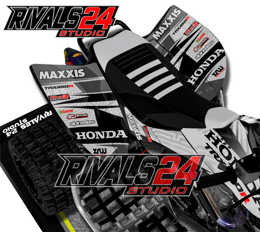 Honda TRX 450R 450ER graphics kit 2004 2005 2006 to 2014 decals