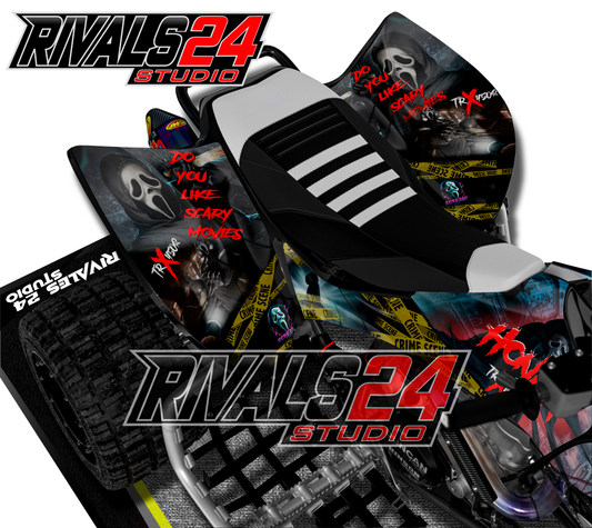 Honda TRX 450R 450ER graphics kit 2004 2005 2006 to 2014 decals