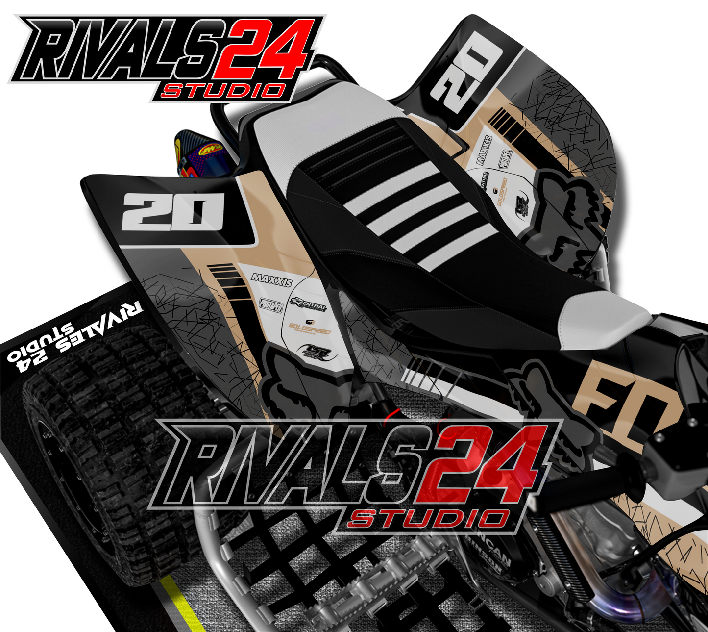 Honda TRX 450R 450ER graphics kit 2004 2005 2006 to 2014 decals