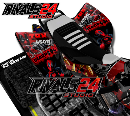 Honda TRX 450R 450ER graphics kit 2004 2005 2006 to 2014 decals