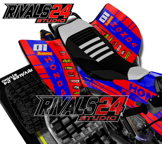 Honda TRX 450R 450ER graphics kit 2004 2005 2006 to 2014 decals