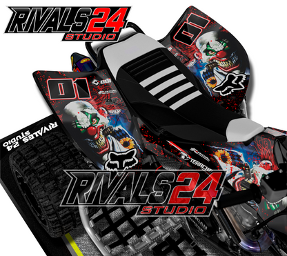 Honda TRX 450R 450ER graphics kit 2004 2005 2006 to 2014 decals