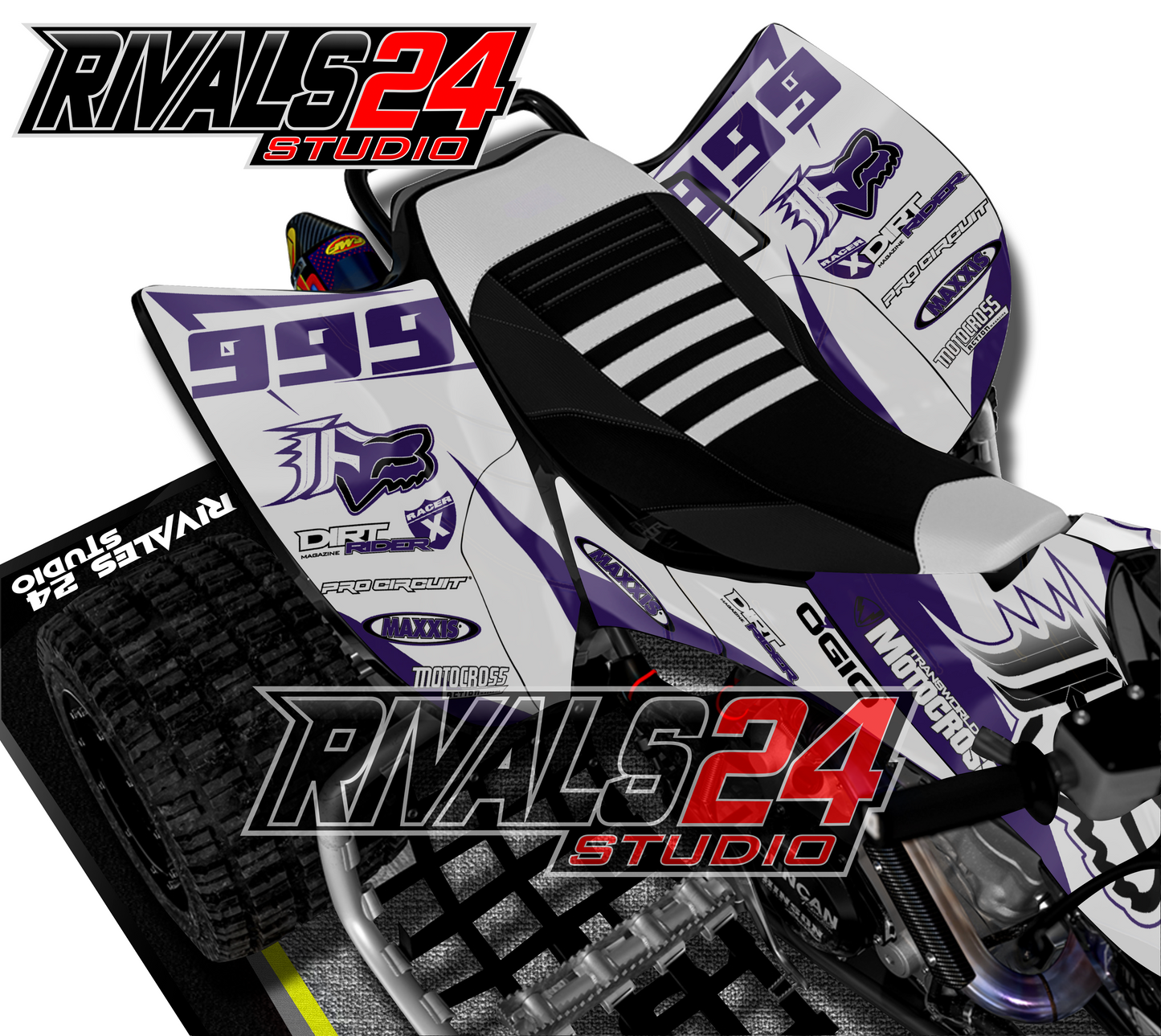 Honda TRX 450R 450ER graphics kit 2004 2005 2006 to 2014 decals
