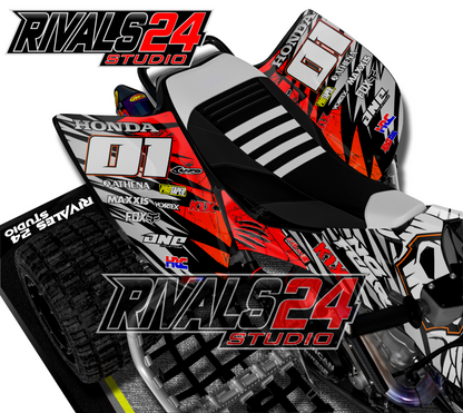 Honda TRX 450R 450ER graphics kit 2004 2005 2006 to 2014 decals