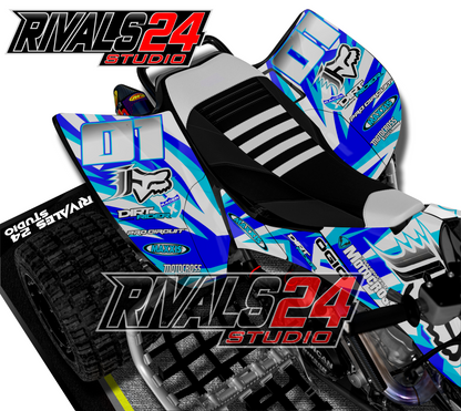 Honda TRX 450R 450ER graphics kit 2004 2005 2006 to 2014 decals