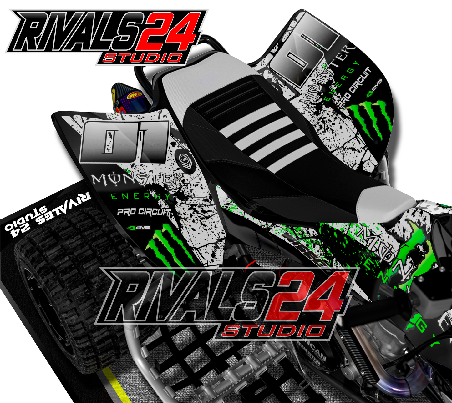 Honda TRX 450R 450ER graphics kit 2004 2005 2006 to 2014 decals