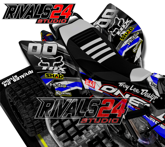 Honda TRX 450R 450ER graphics kit 2004 2005 2006 to 2014 decals