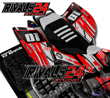 Honda TRX 450R 450ER graphics kit 2004 2005 2006 to 2014 decals