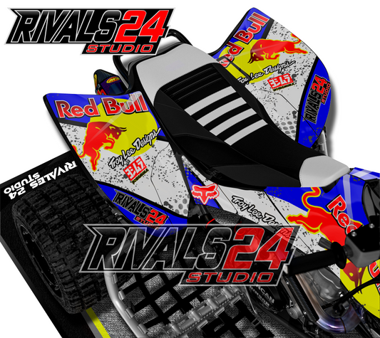 Honda TRX 450R 450ER graphics kit 2004 2005 2006 to 2014 decals