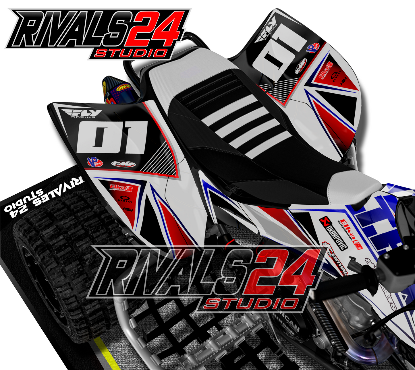 Honda TRX 450R 450ER graphics kit 2004 2005 2006 to 2014 decals