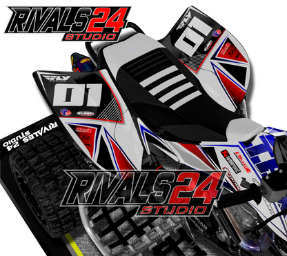 Honda TRX 450R 450ER graphics kit 2004 2005 2006 to 2014 decals