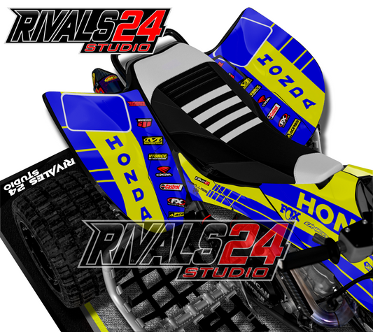 Honda TRX 450R 450ER graphics kit 2004 2005 2006 to 2014 decals
