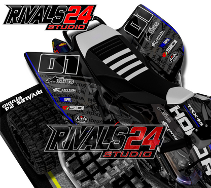 Honda TRX 450R 450ER graphics kit 2004 2005 2006 to 2014 decals