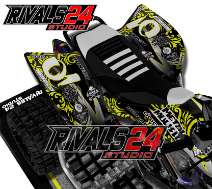 Honda TRX 450R 450ER graphics kit 2004 2005 2006 to 2014 decals