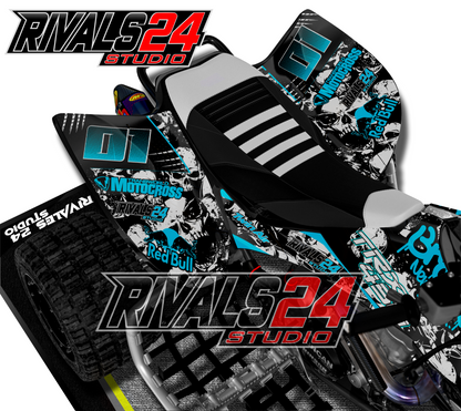Honda TRX 450R 450ER graphics kit 2004 2005 2006 to 2014 decals