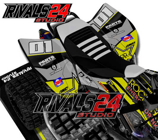 Honda TRX 450R 450ER graphics kit 2004 2005 2006 to 2014 decals
