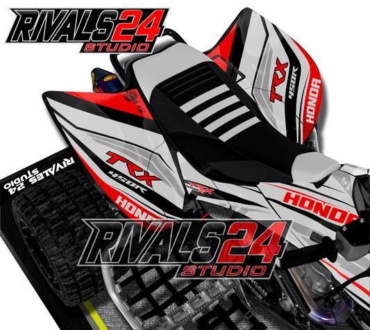 Honda TRX 450R 450ER graphics kit 2004 2005 2006 to 2014 decals