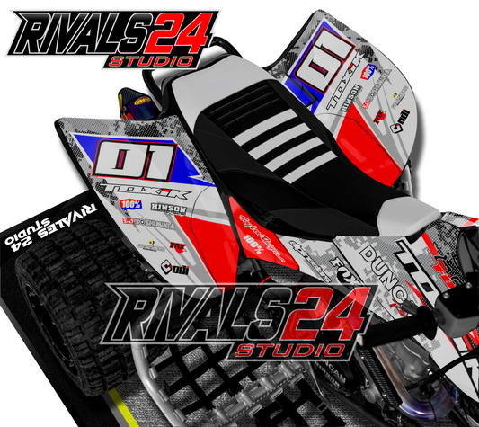 Honda TRX 450R 450ER graphics kit 2004 2005 2006 to 2014 decals