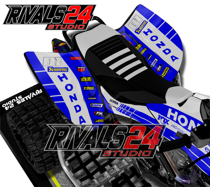 Honda TRX 450R 450ER graphics kit 2004 2005 2006 to 2014 decals