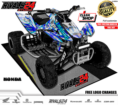 Honda TRX 450R 450ER graphics kit 2004 2005 2006 to 2014 decals