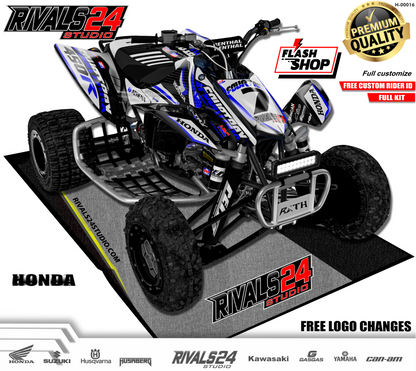 Honda TRX 450R 450ER graphics kit 2004 2005 2006 to 2014 decals