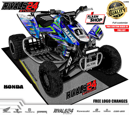 Honda TRX 450R 450ER graphics kit 2004 2005 2006 to 2014 decals