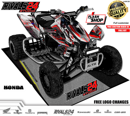 Honda TRX 450R 450ER graphics kit 2004 2005 2006 to 2014 decals