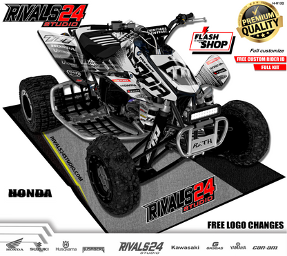 Honda TRX 450R 450ER graphics kit 2004 2005 2006 to 2014 decals